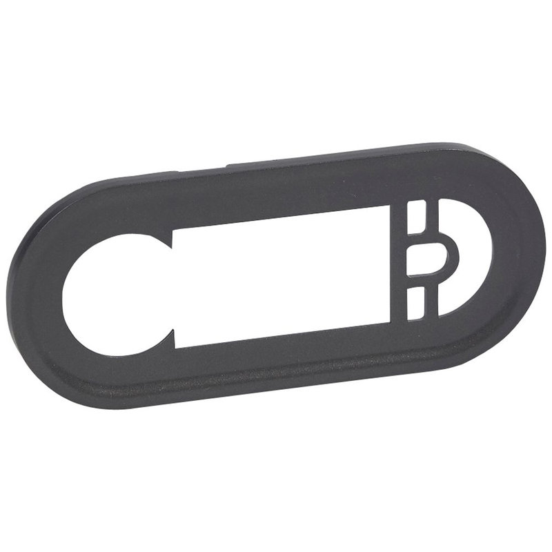 Legrand 067992 - Enjoliveur Céliane pour thermostat ou programmateur chauffage - graphite