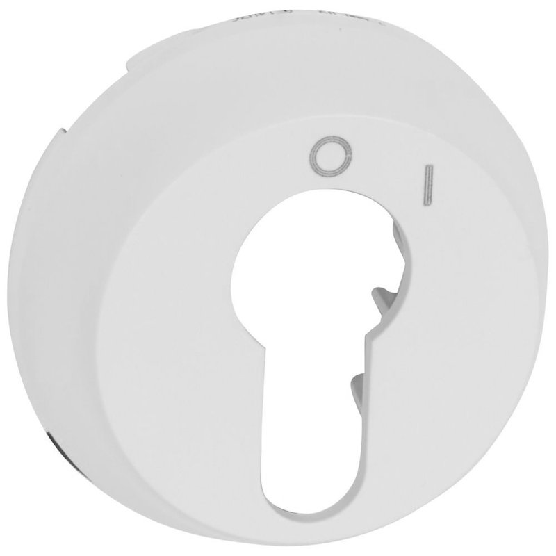 Legrand 068009 - Enjoliveur Céliane pour interrupteur à clé 2 positions - Blanc