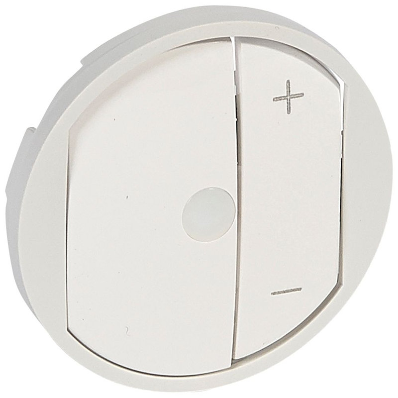 Legrand 068075 - Enjoliveur Céliane pour commande pour télévariateur - Blanc