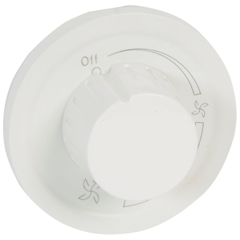 Legrand 068088 - Enjoliveur Céliane pour variateur pour ventilateur - Blanc