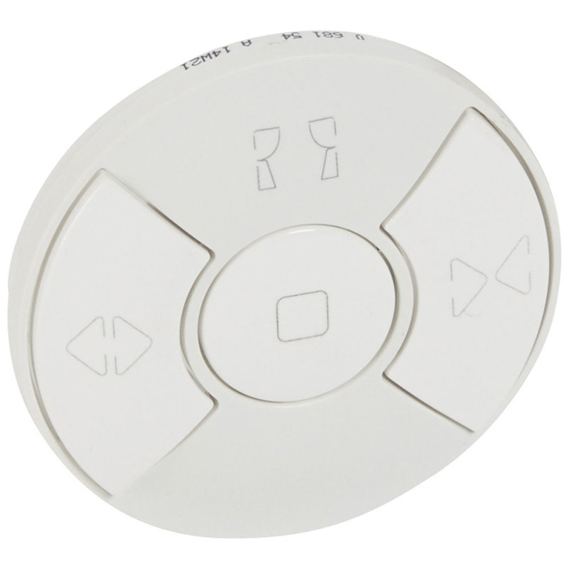 Legrand 068154 - Enjoliveur Céliane pour commande de stores - Blanc