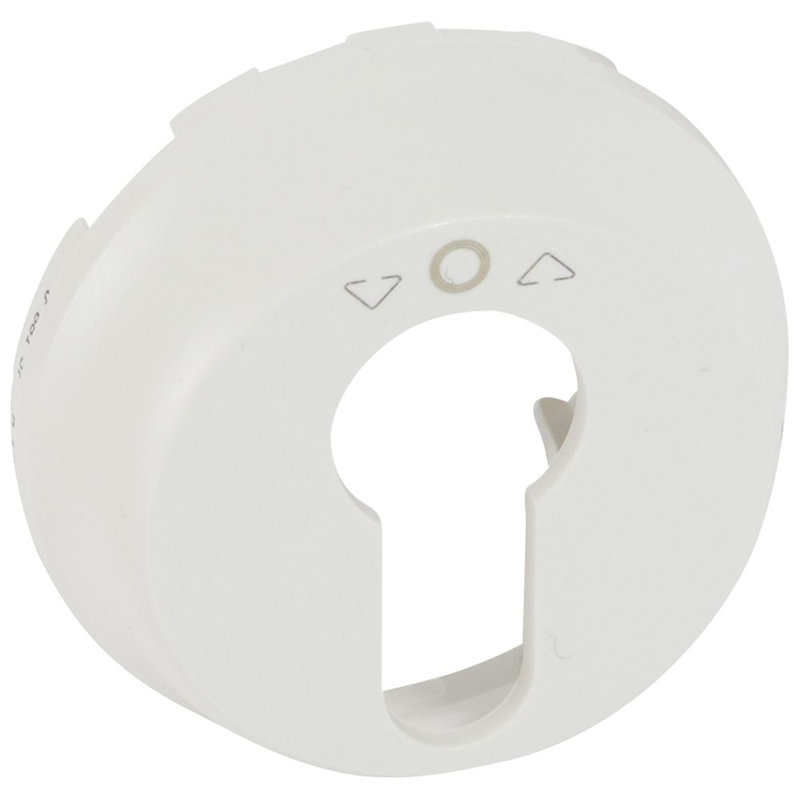 Legrand 068157 - Enjoliveur Céliane pour poussoir à clé 3 positions - Blanc