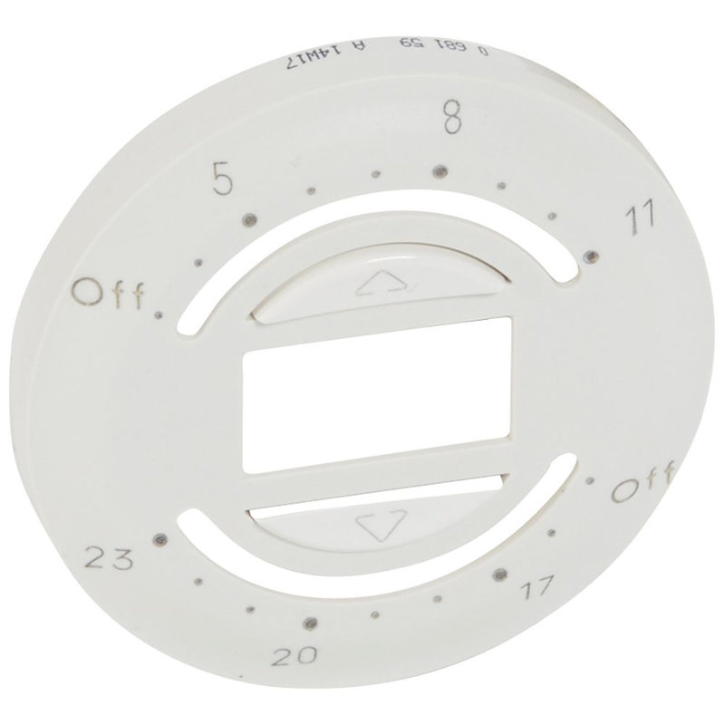 Legrand 068159 - Enjoliveur Céliane pour interrupteur volets, programmation journalière - blanc