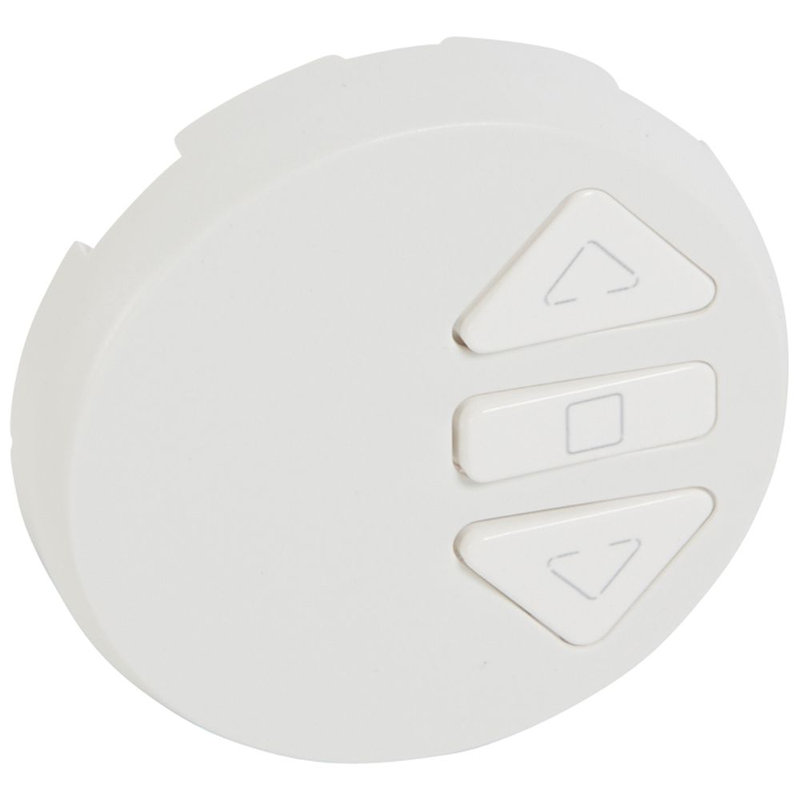 Legrand 068179 - Enjoliveur Céliane pour interrupteur individuel radio-RTS Somfy - Blanc