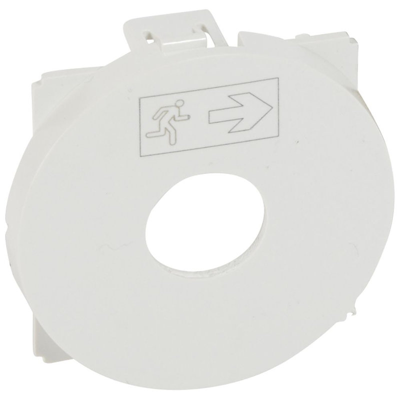 Legrand 068199 - Enjoliveur Céliane pour interrupteur à clé pour BAES - Blanc