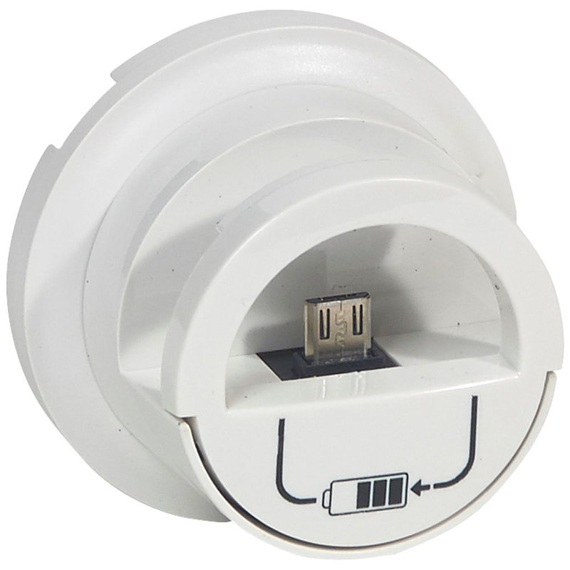 Legrand 068210 - Enjoliveur Céliane version dock pour chargeur USB - Blanc
