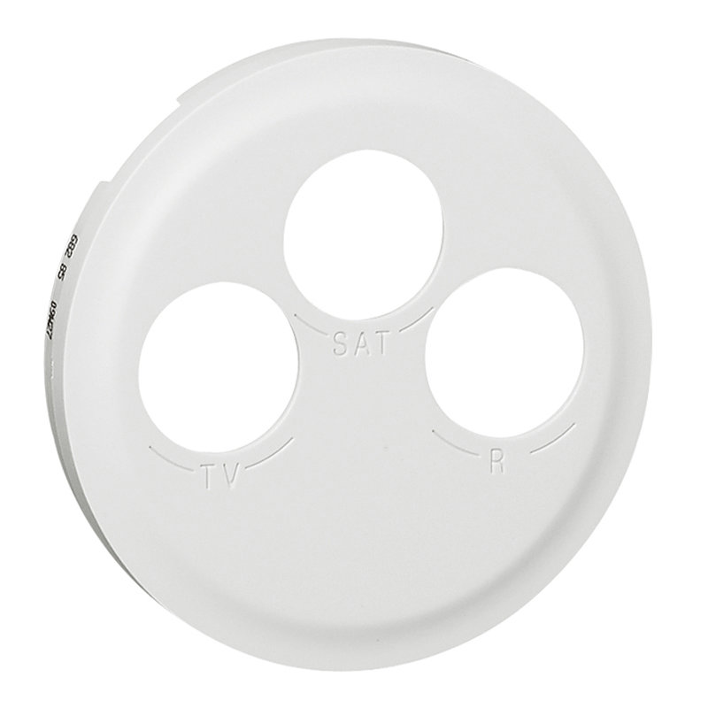 Legrand 068285 - Enjoliveur Céliane pour prise TV-R-SAT - Blanc