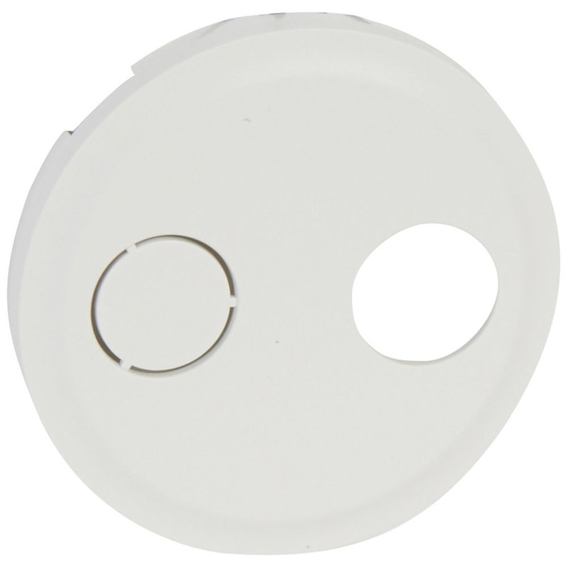 Legrand 068287 - Enjoliveur Céliane pour prise pour réseaux câblés typeF à visser - Blanc