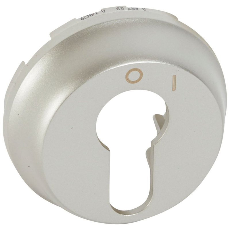 Legrand 068309 - Enjoliveur Céliane pour interrupteur à clé 2 positions - finition titane
