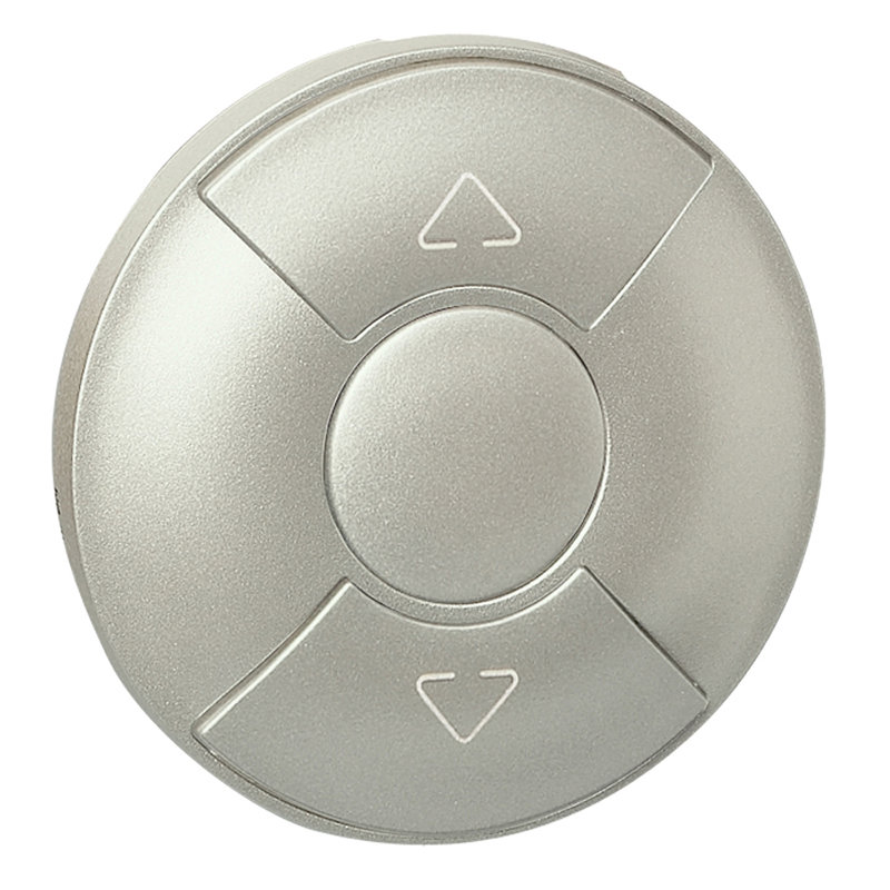 Legrand 068451 - Enjoliveur Céliane pour commande de volets roulants ou stores - titane