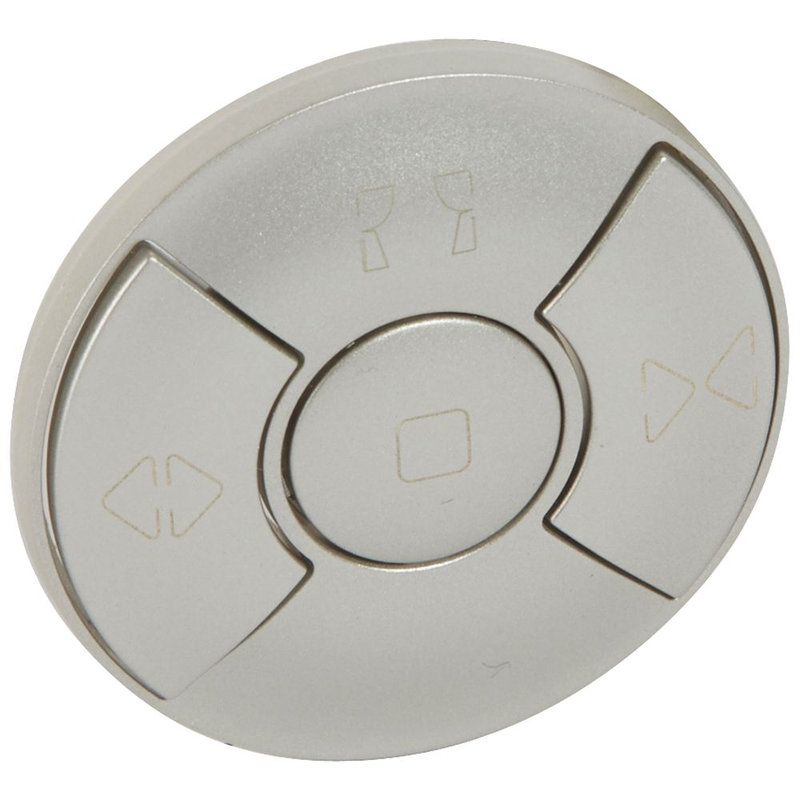 Legrand 068454 - Enjoliveur Céliane pour commande de stores - finition titane