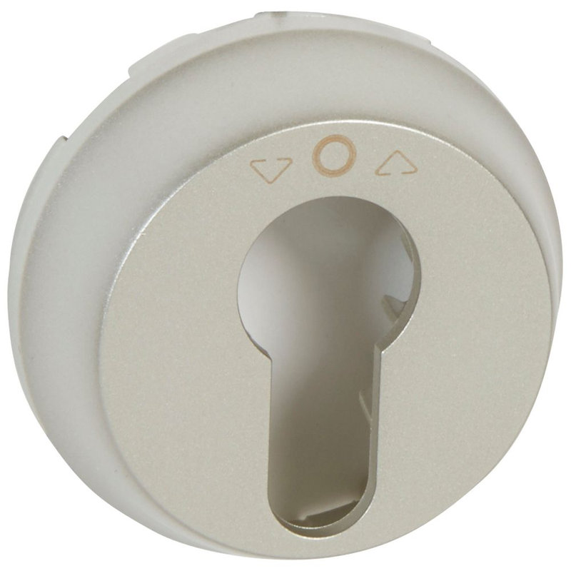 Legrand 068457 - Enjoliveur Céliane pour poussoir à clé 3 positions - finition titane