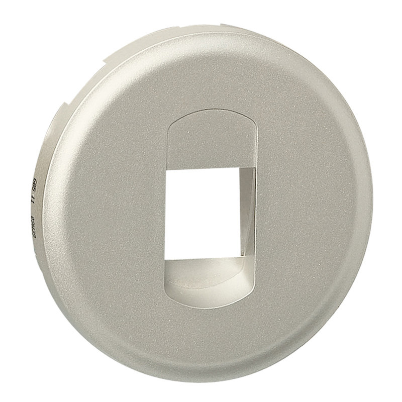 Legrand 068511 - Enjoliveur Céliane pour prise haut parleur simple - finition titane