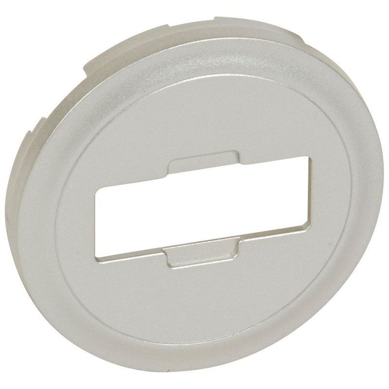 Legrand 068515 - Enjoliveur Céliane pour prise vidéo HD15 - finition titane