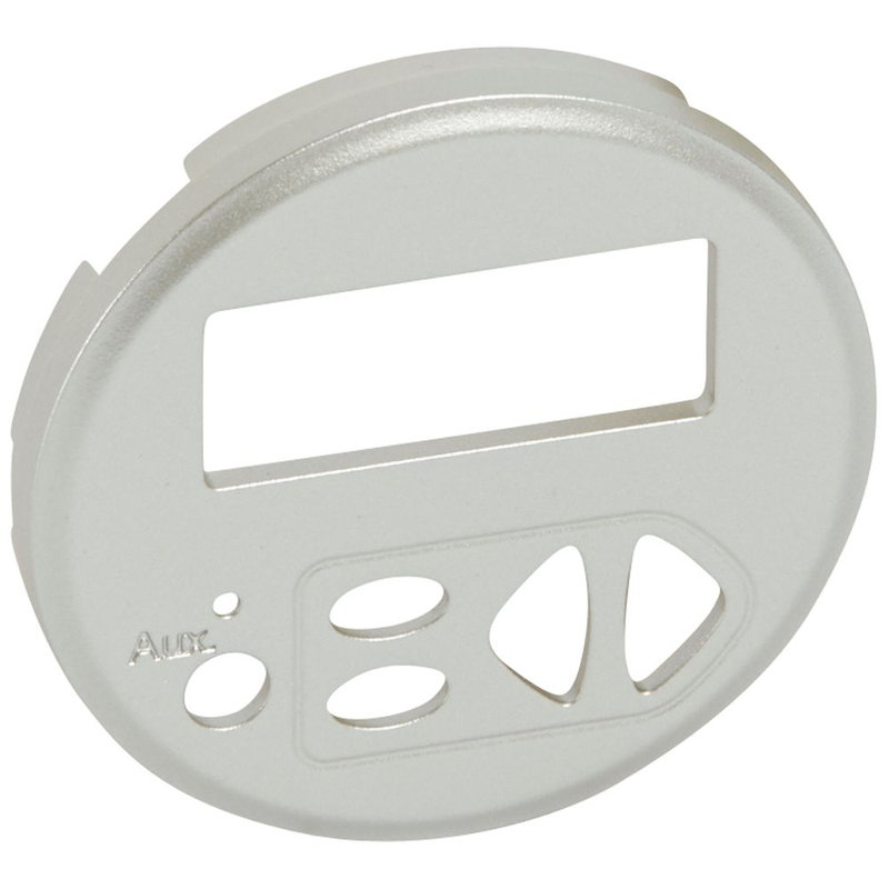 Legrand 068523 - Enjoliveur Céliane pour diffusion sonore commande locale avec afficheur - titane