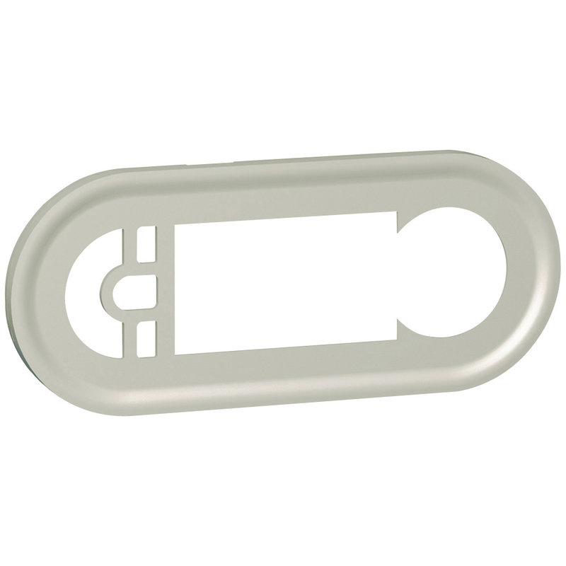Legrand 068542 - Enjoliveur Céliane pour thermostat ou programmateur chauffage - finition titane