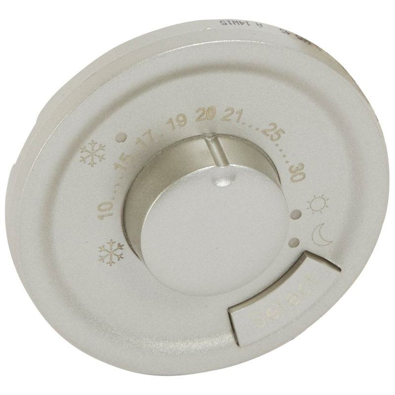Legrand 068545 - Enjoliveur Céliane pour thermostat fil pilote - finition titane