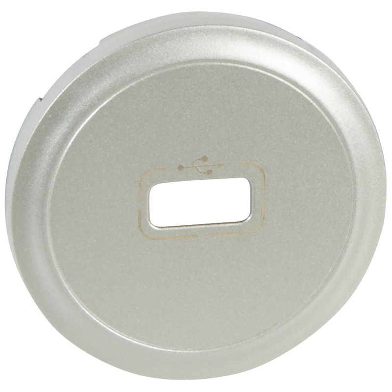 Legrand 068553 - Enjoliveur Céliane pour prise USB - finition titane