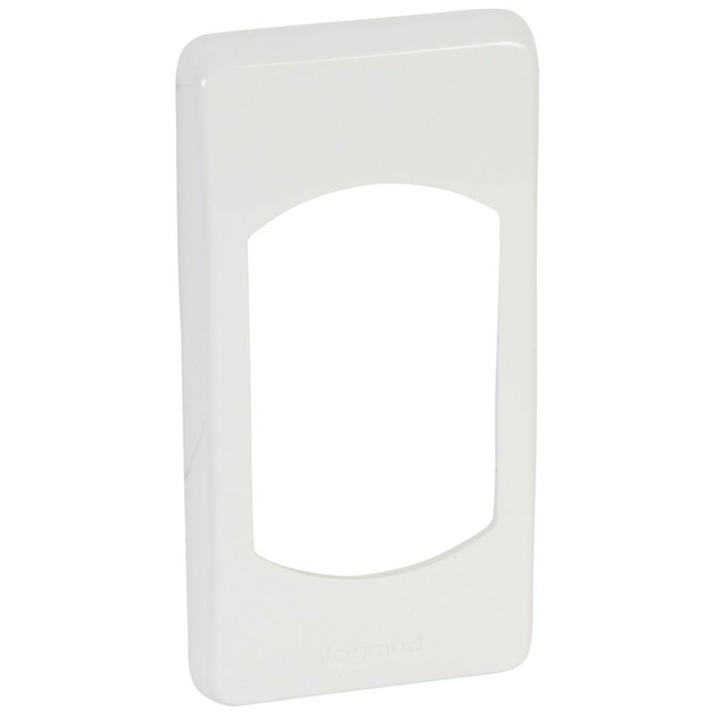 Legrand 068630 - Plaque Céliane Laqué 1 module - finition Blanc