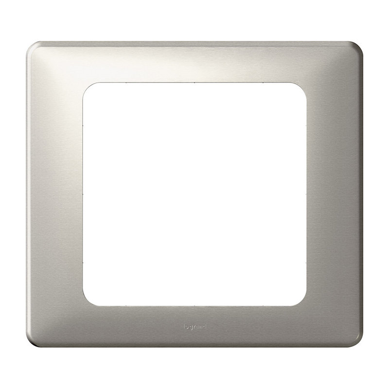 Legrand 068907 - Plaque Céliane Métal grand format - finition Titane