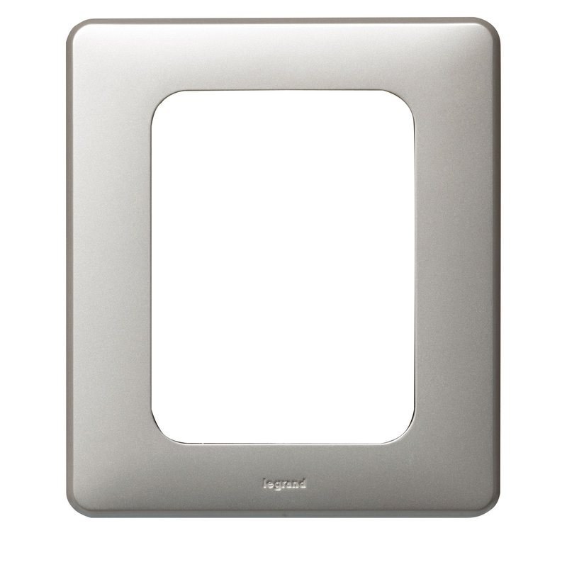 Legrand 068916 - Plaque Céliane Métal pour écrans tactiles 3,5pouces - finition Titane