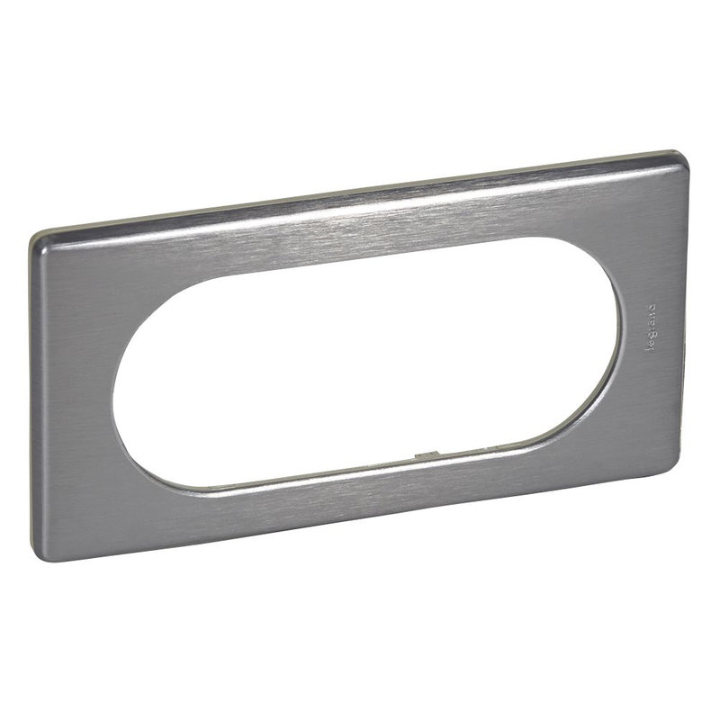 Legrand 068975 - Plaque Céliane Métal 4 à 5 modules - finition Tungstène