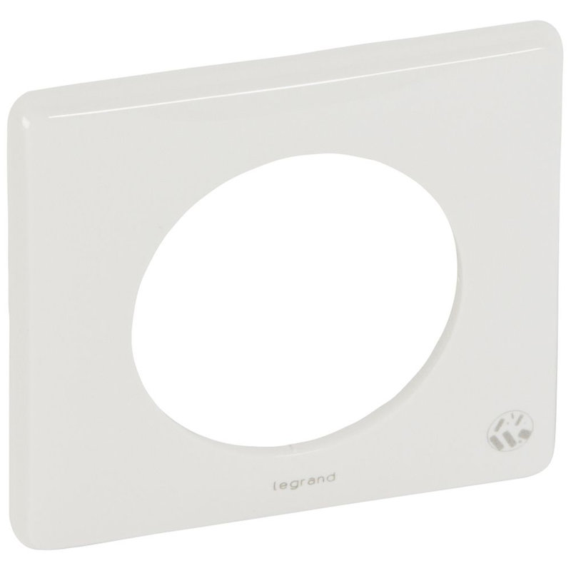 Legrand 069001 - Plaque Céliane 1 poste blanc antimicrobien