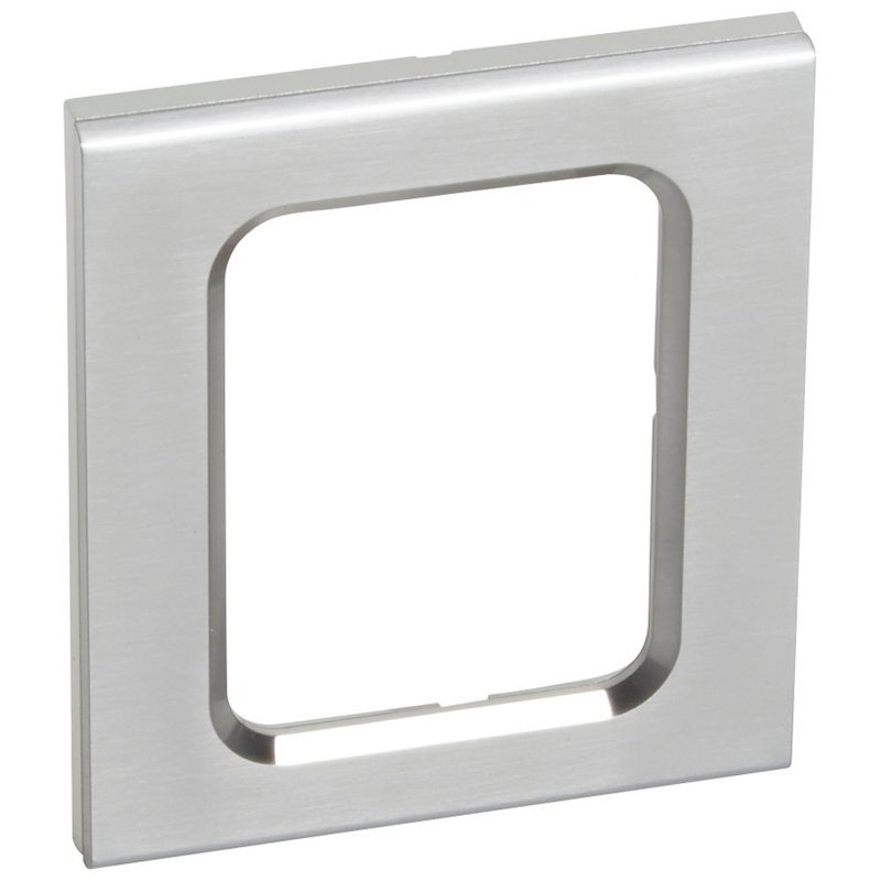 Legrand 069126 - Plaque Céliane Matières pour écrans tactiles 3,5pouces - finition Inox brossé