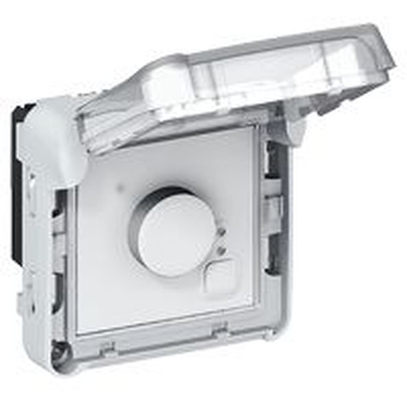 Legrand 069508 - Thermostat électronique d'ambiance Plexo composable IP55 250V - gris et blanc