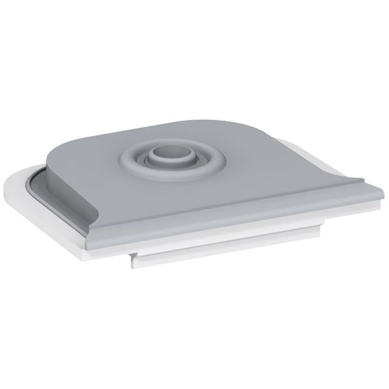 Legrand 069596 - Embout à membrane étanche Plexo 1 sortie Ø25mm maximum - gris