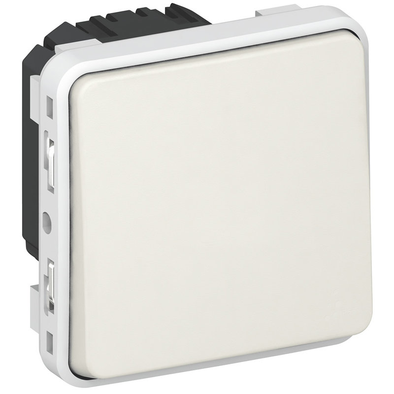 Legrand 069611 - Interrupteur ou va-et-vient étanche Plexo composable IP55 10AX 250V - blanc