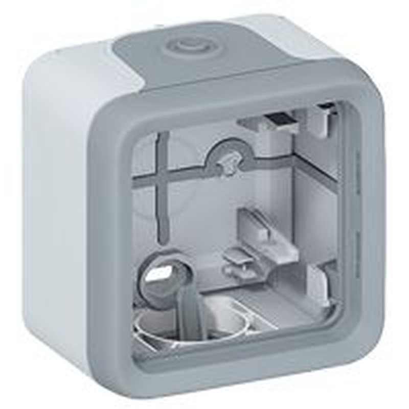 Legrand 069655 - Boîtier à embouts 1 poste pour repiquage facilité Plexo composable IP55 - gris