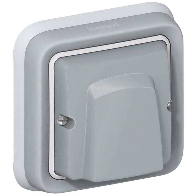 Legrand 069848 - Sortie de câbles étanche avec serre-câble Plexo complet IP55 encastré - gris