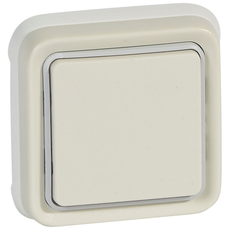 Legrand 069851 - Interrupteur ou va-et-vient étanche Plexo complet IP55 encastré 10AX 250V -blanc