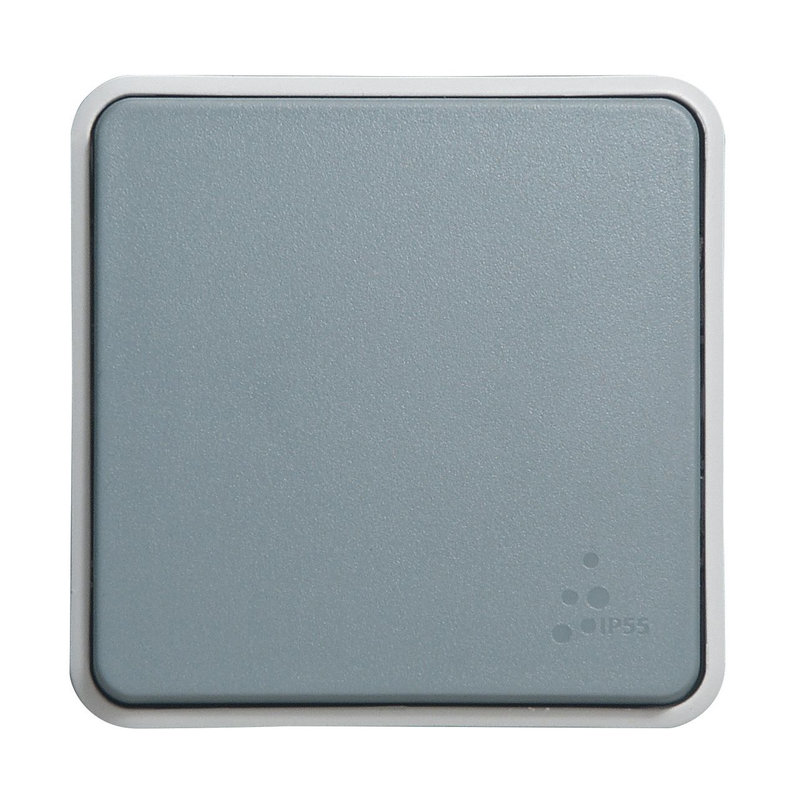 Legrand 069921 - Interrupteur ou va-et-vient étanche Plexo - gris