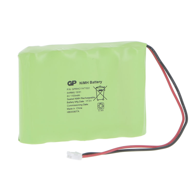 Legrand 061081 - Batterie Ni-Mh 6V 1,1 Ah pour BAES Adressable et SATI Connecté