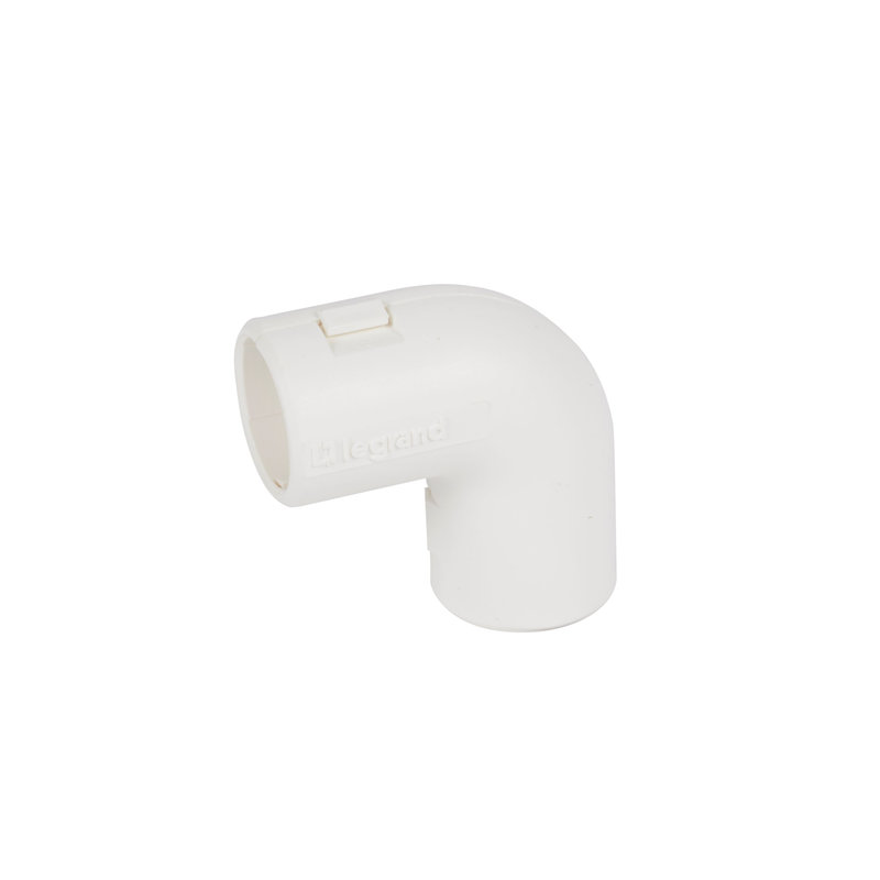 Legrand 06121 - Coude équerre 90° IP40 Ø16mm - blanc RAL9010 antimicrobien