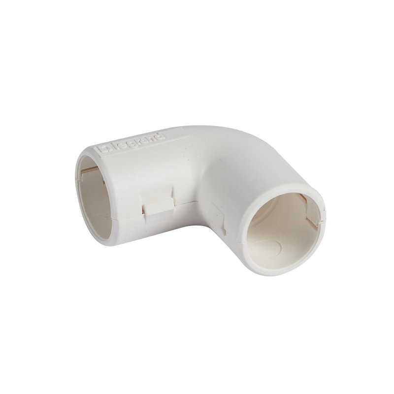 Legrand 06122 - Coude équerre 90° IP40 Ø20mm - blanc RAL9010 antimicrobien