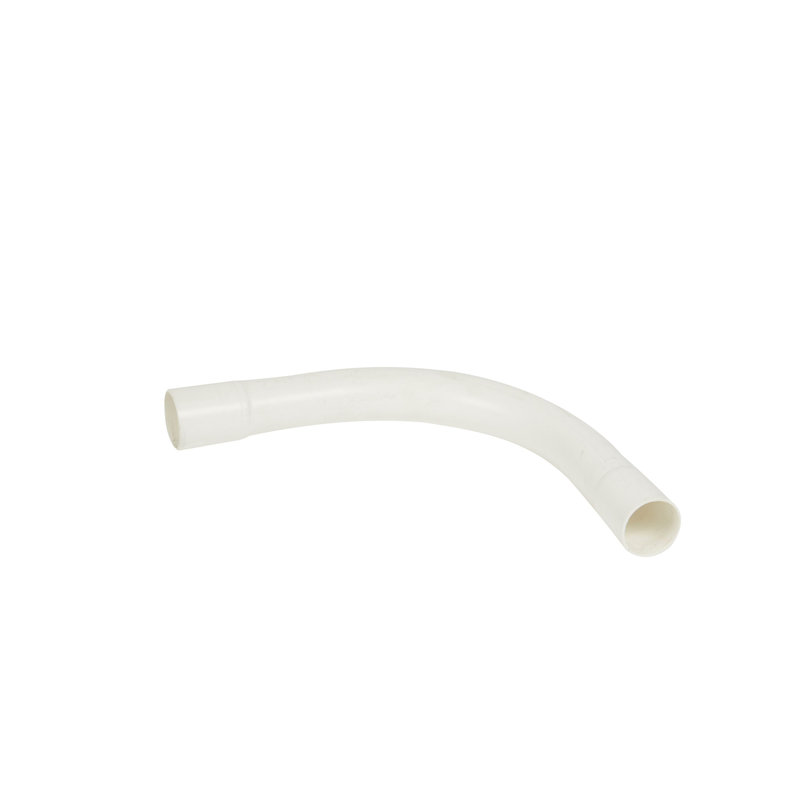 Legrand 06143 - Cintre grand rayon 90° IP44 Ø25mm et rayon 90mm - blanc RAL9010 antimicrobien