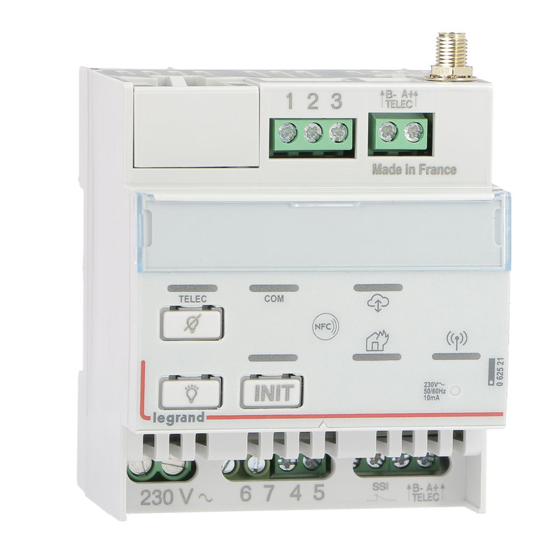 Legrand 062521 - Télécommande modulaire multifonctions connectée radio - BAES et alarme incendie