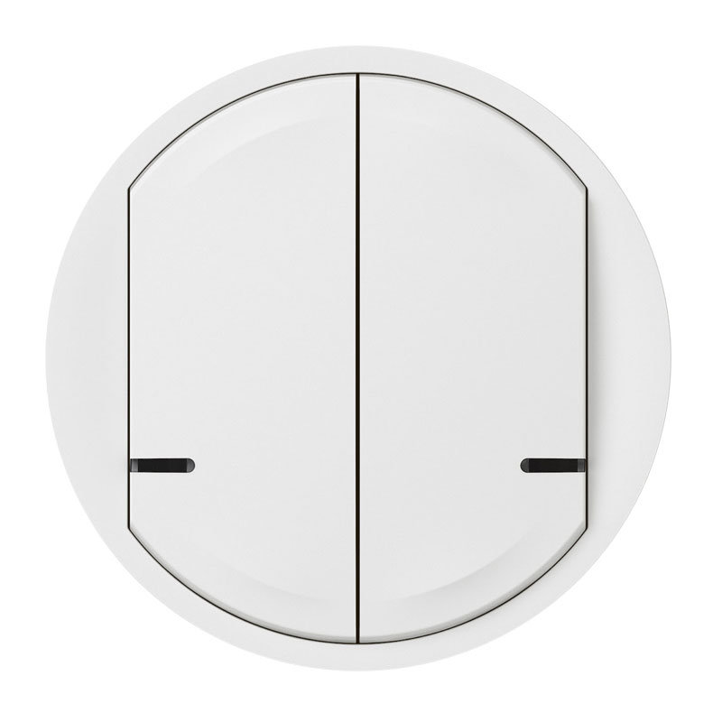 Legrand 064816 - Enjoliveur Céliane with Netatmo pour inter double connecté/cde sans fils - blanc