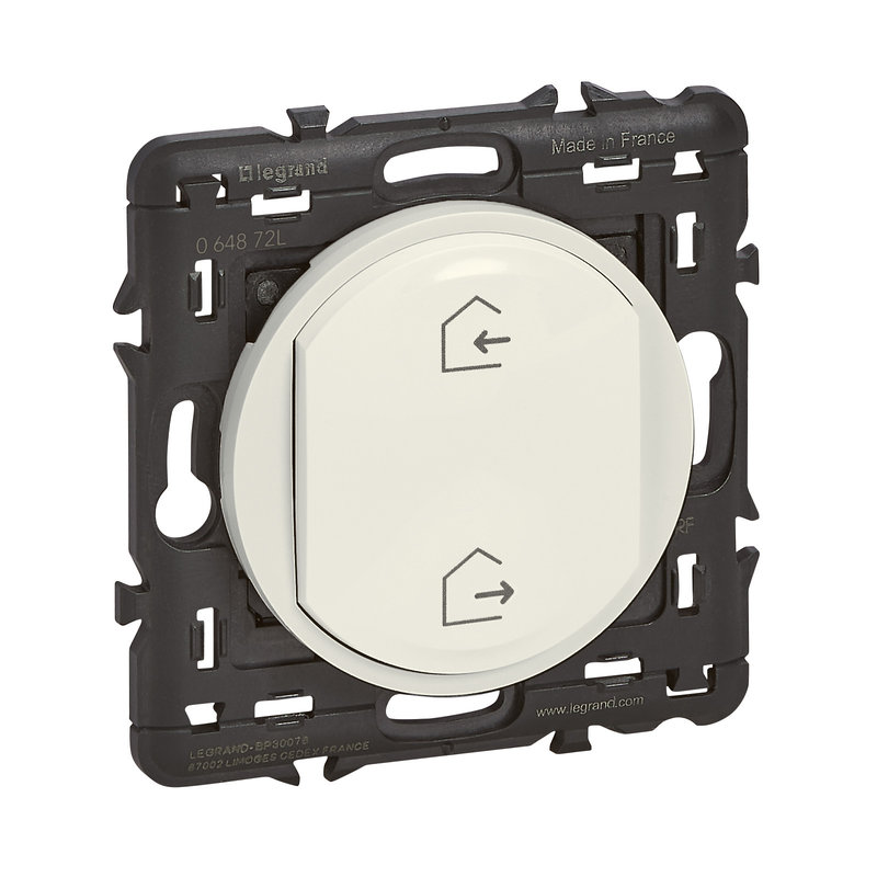 Legrand 064872L - Commande sans fils et sans pile Départ/Arrivée Céliane with Netatmo - blanc