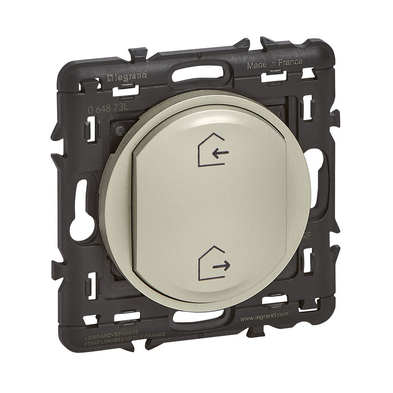 Legrand 064873L - Commande sans fil et sans pile Départ/Arrivée Céliane with Netatmo - titane