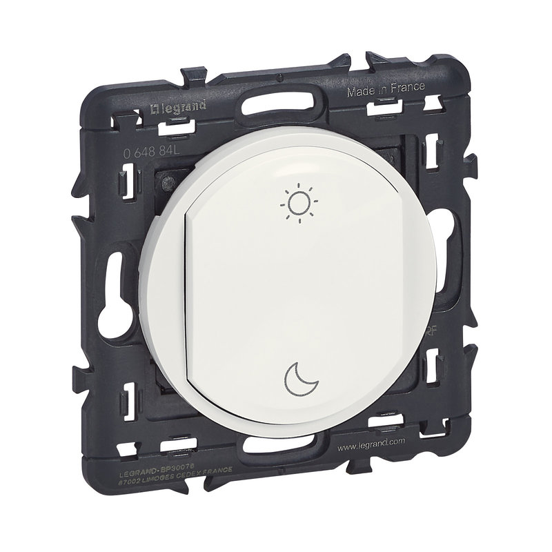 Legrand 064884L - Commande sans fil et sans pile Lever/Coucher Céliane with Netatmo - blanc