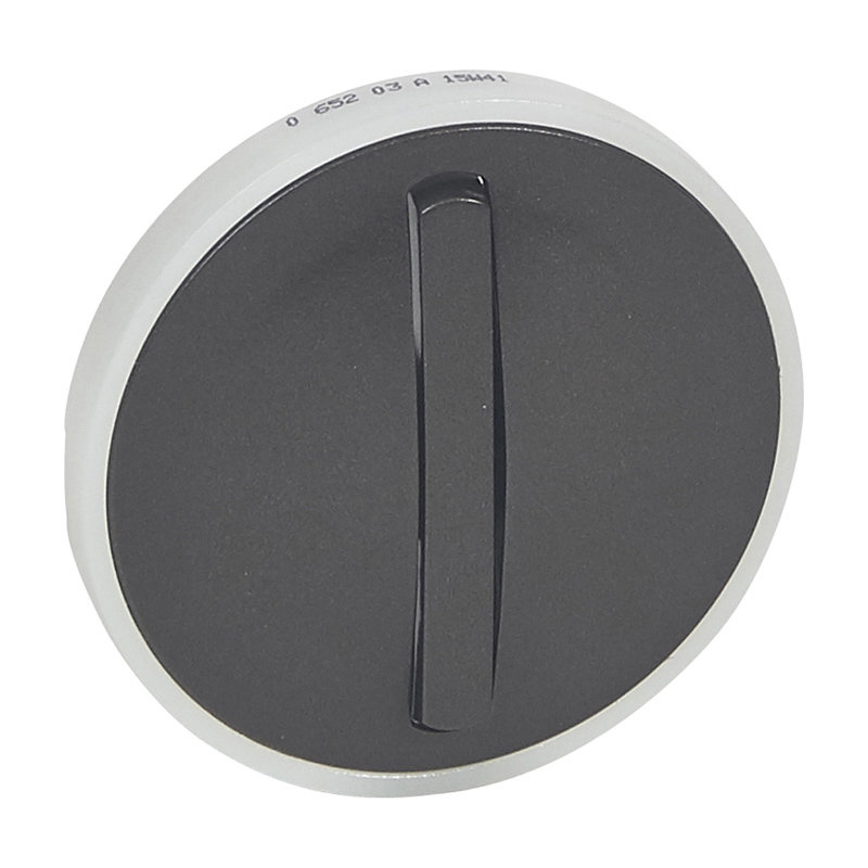 Legrand 065203 - Enjoliveur étroit Céliane pour interrupteur/va-et-vient/poussoir lum - graphite
