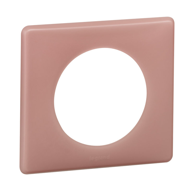 Legrand 066761 - Plaque Céliane Poudré 1 poste - finition Vieux Rose