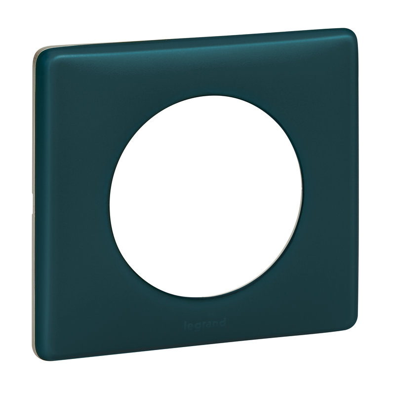 Legrand 066771 - Plaque Céliane 1 poste finition Bleu Vert