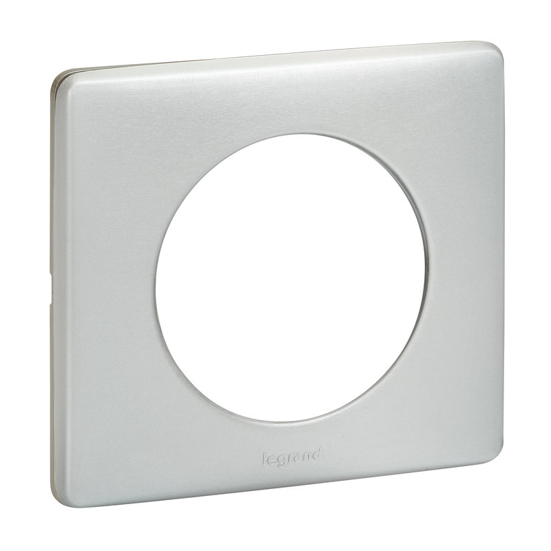 Legrand 066781 - Plaque Céliane 1 poste finition Alu Naturel
