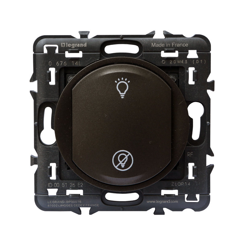 Legrand 067614L - Commande générale ON/OFF sans fils sans pile Céliane with Netatmo - graphite