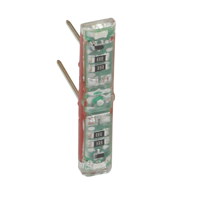 Legrand 067688L - Voyant témoin 230V phase distribuée Mosaic Easy-Led brochable - LEDs blanches